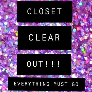 Closet Clean Out!! everything must go!